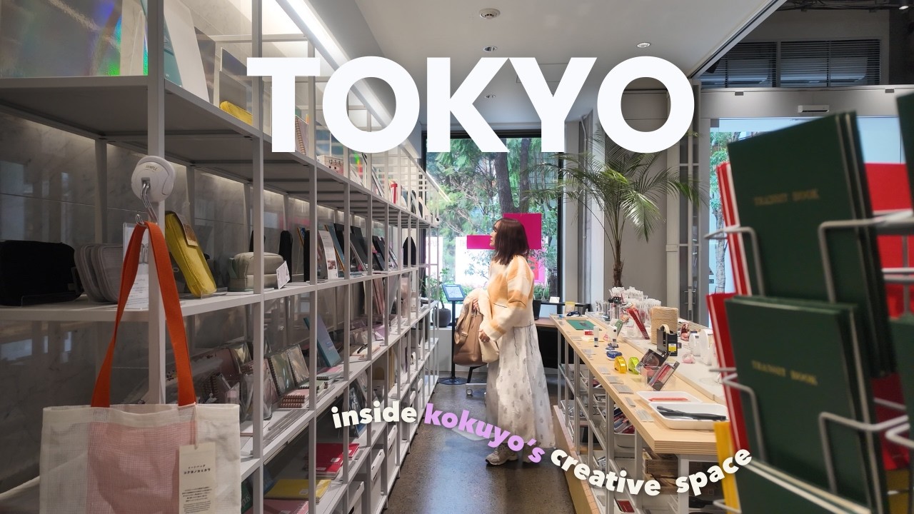 Japan Stationery Shopping in Tokyo 🇯🇵 | Kokuyo Shop Tour