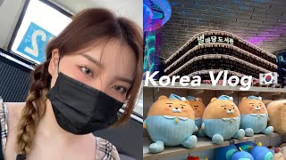 Alone in Korea 🇰🇷 new hair, convenience store mukbang, pet cafes
