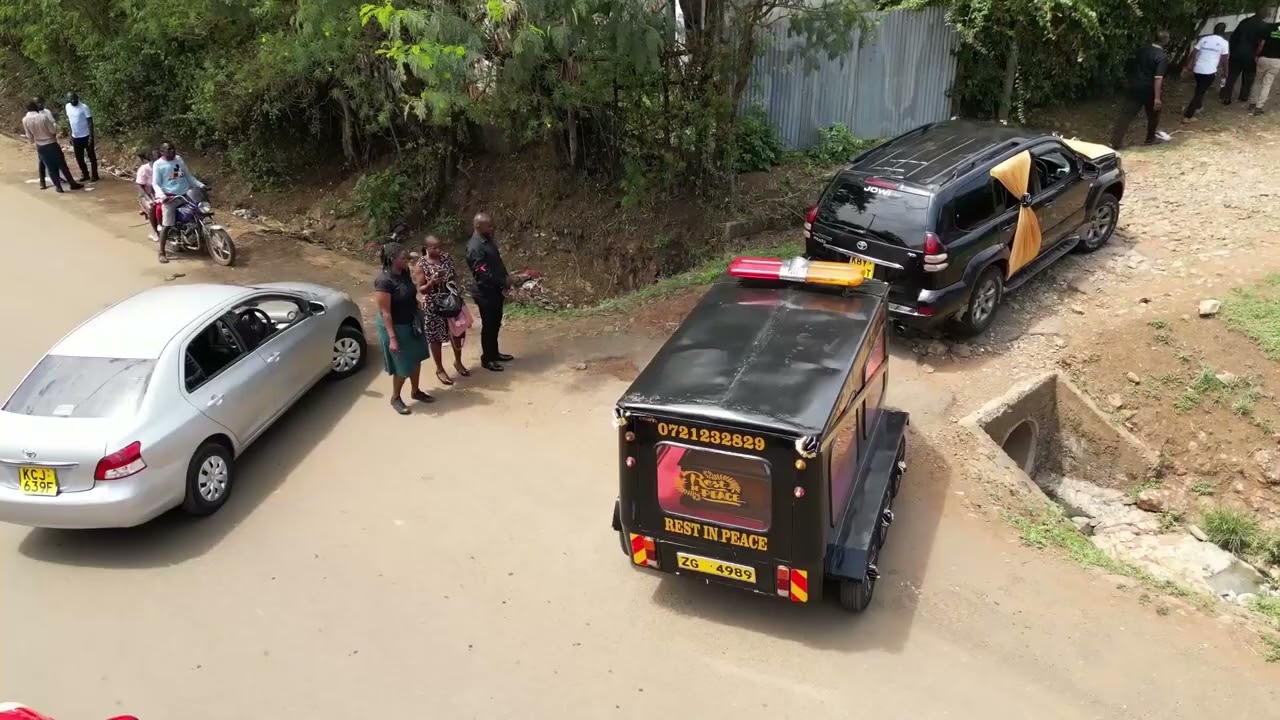 GEORGE C FINAL JOURNEY AERIAL VIEW
