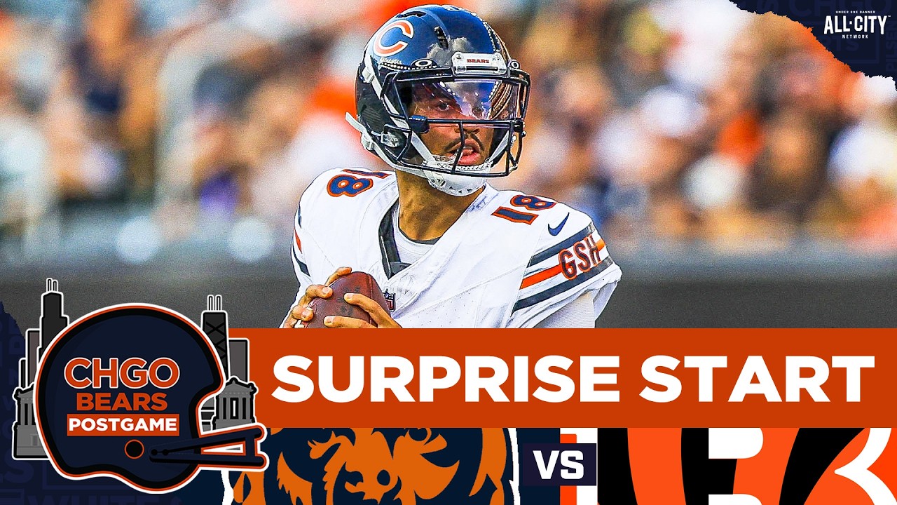 BEARS POSTGAME: Caleb Williams, Starters Surprisingly Play in Loss vs Bengals | CHGO Bears