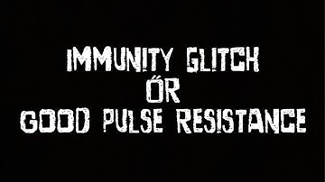 Immunity glitch or a good pulse resistance build in Tom Clancy