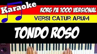 TONDO ROSO - KARAOKE VERSI TERBARU -( lirik lagu & musik official )