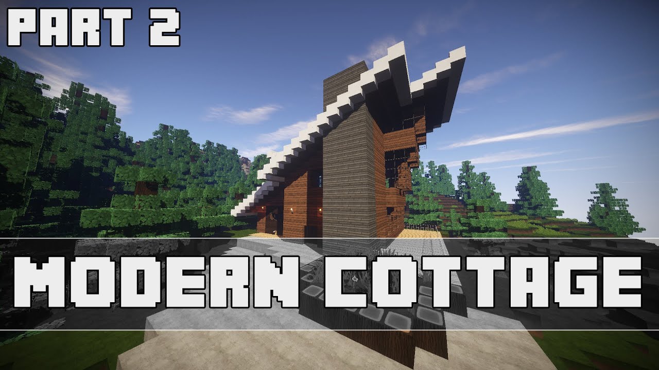 Modern Cottage Part 2 2 Minecraft Tutorial German Youtube