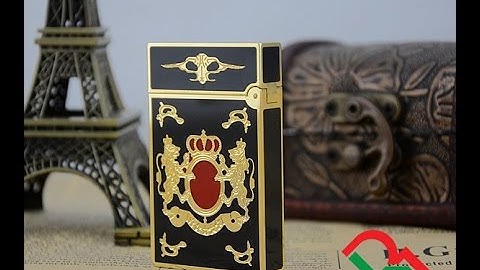 Bật lửa Dupont vương miệng vàng đen D13V | Deva.vn | Giá 750.000 Đ