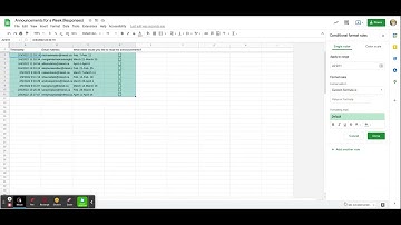 Checkboxes and Conditional Formatting in Google Sheets