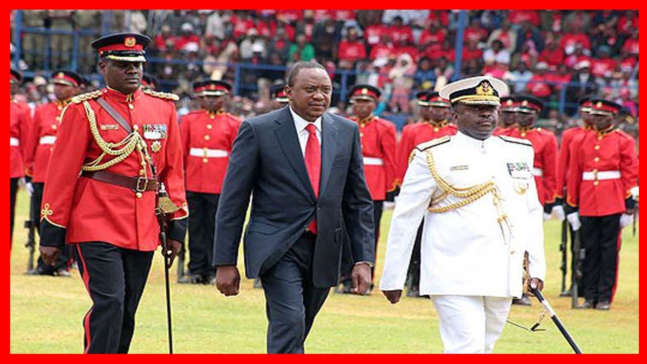 President Uhuru Kenyatta presides over last KDF Trooping of Colours ...