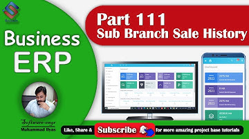 Business ERP Part 111 Sub Branch Sale History in ASP.NET MVC
