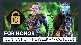 FOR HONOR - CONTENT OF THE WEEK - 17 OCTOBER