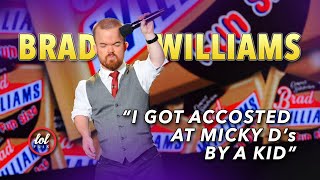 Comedian Brad Williams gets accosted at Micky D's by a kid 😳🎤😂