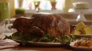 See how to make a perfect roast turkey every time. using consistent
low temperature ensures even cooking, and broth frequent basting the
me...