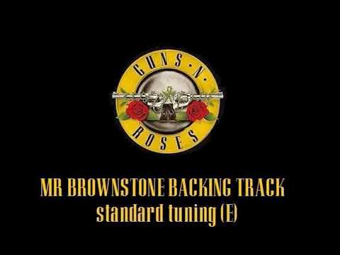 Guns N' Roses - Mr. Brownstone guitar backing track - standard tuning