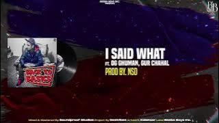 Sultaan - Mein Kiha Ki [ I Said What ] ft. OG Ghuman & GurChahal BACK TO THE BASICS