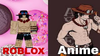 HOW TO MAKE FREE ACE IN ROBLOX (one piece) 