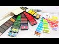 Are These Paints Worth the Money!?! // Watercolor Wheel/Fan/Twirl/Nomad style palette review