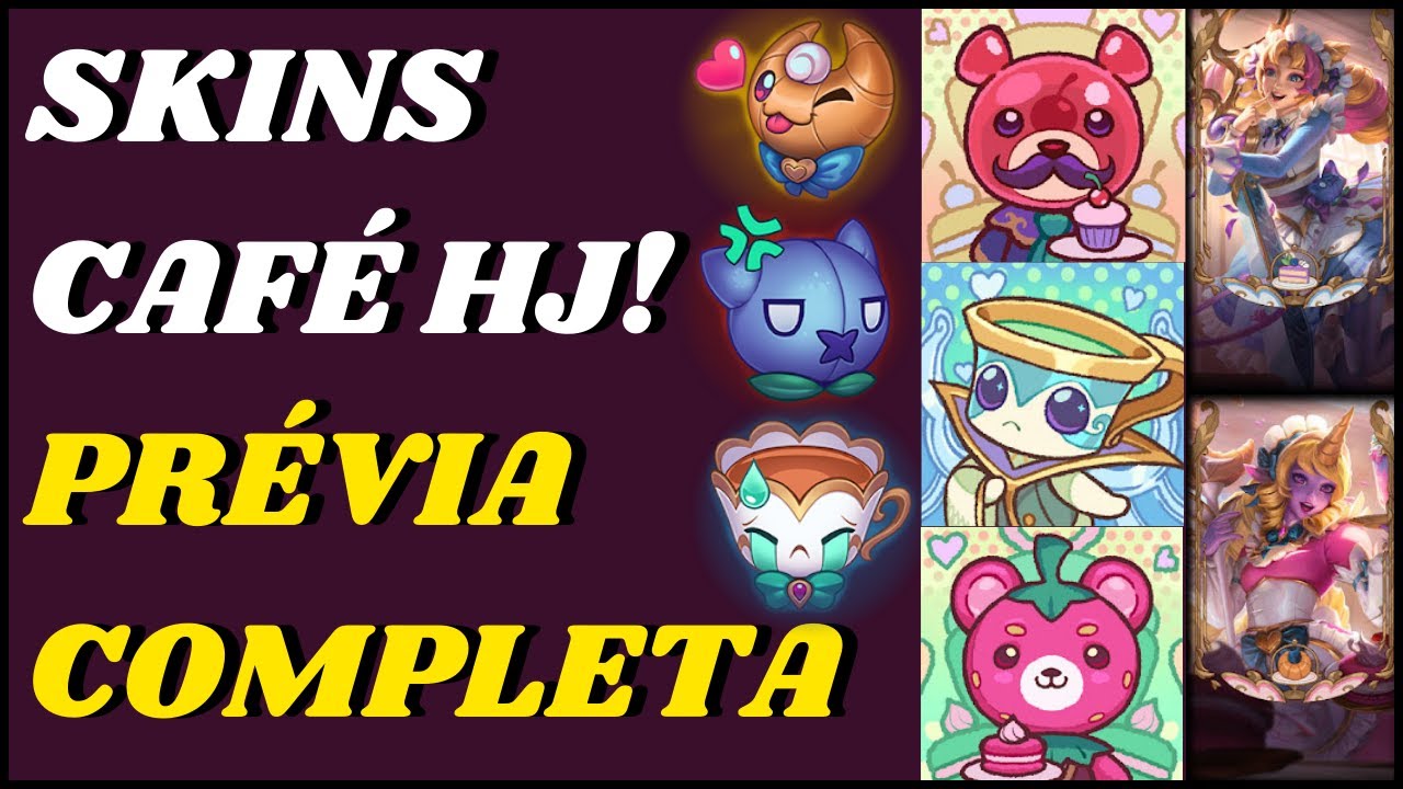 LoL: Novas skins Kawaii Café são reveladas, veja os detalhes!