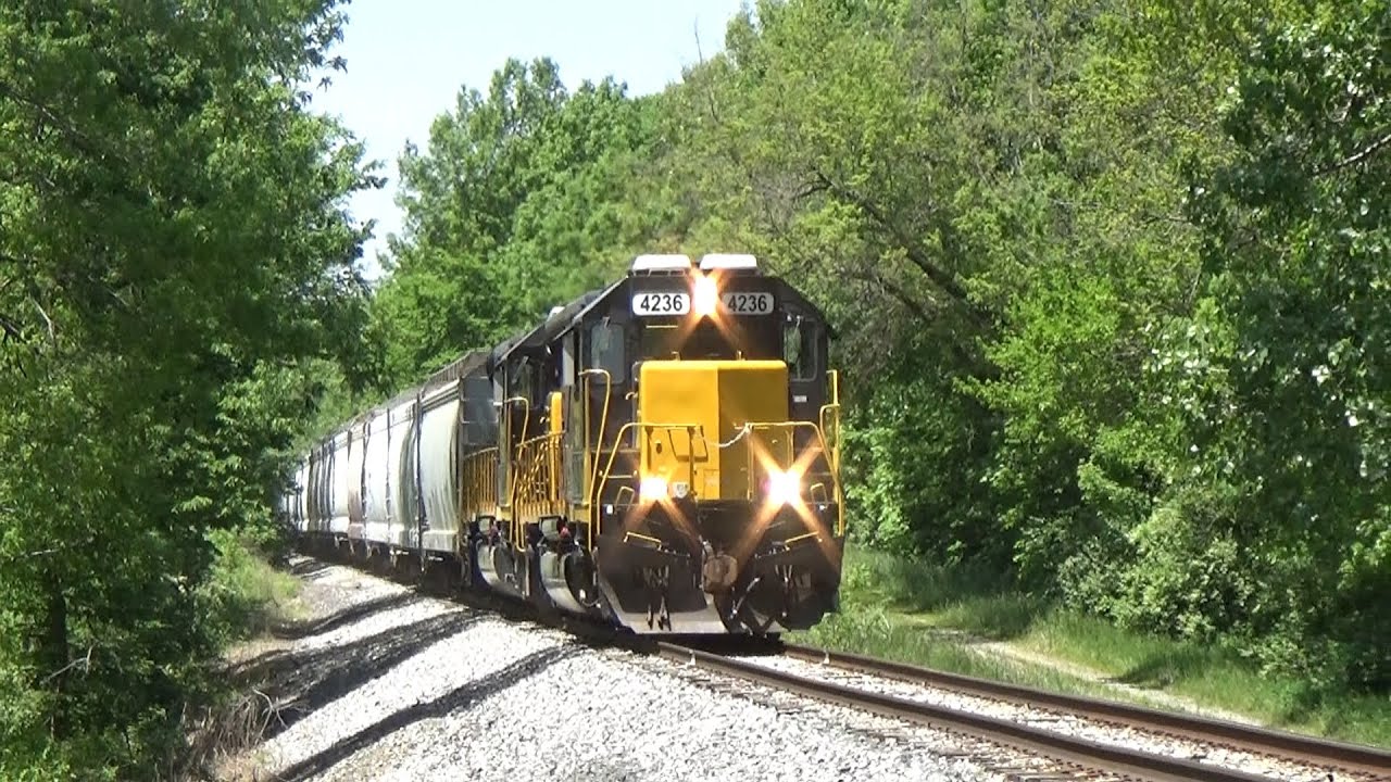 SD45 Carbodies at Camargo, IL YouTube