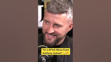 Carl Froch FIRES back at Anthony Joshua for comments on his physical appearance! 😳👀