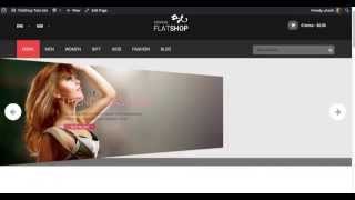 FlatShop WordPress Theme Demo Setup screenshot 1