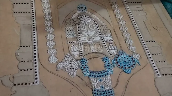 Balaji Tanjore painting Part 1 | 6T4 Arts | Ala Ranitha