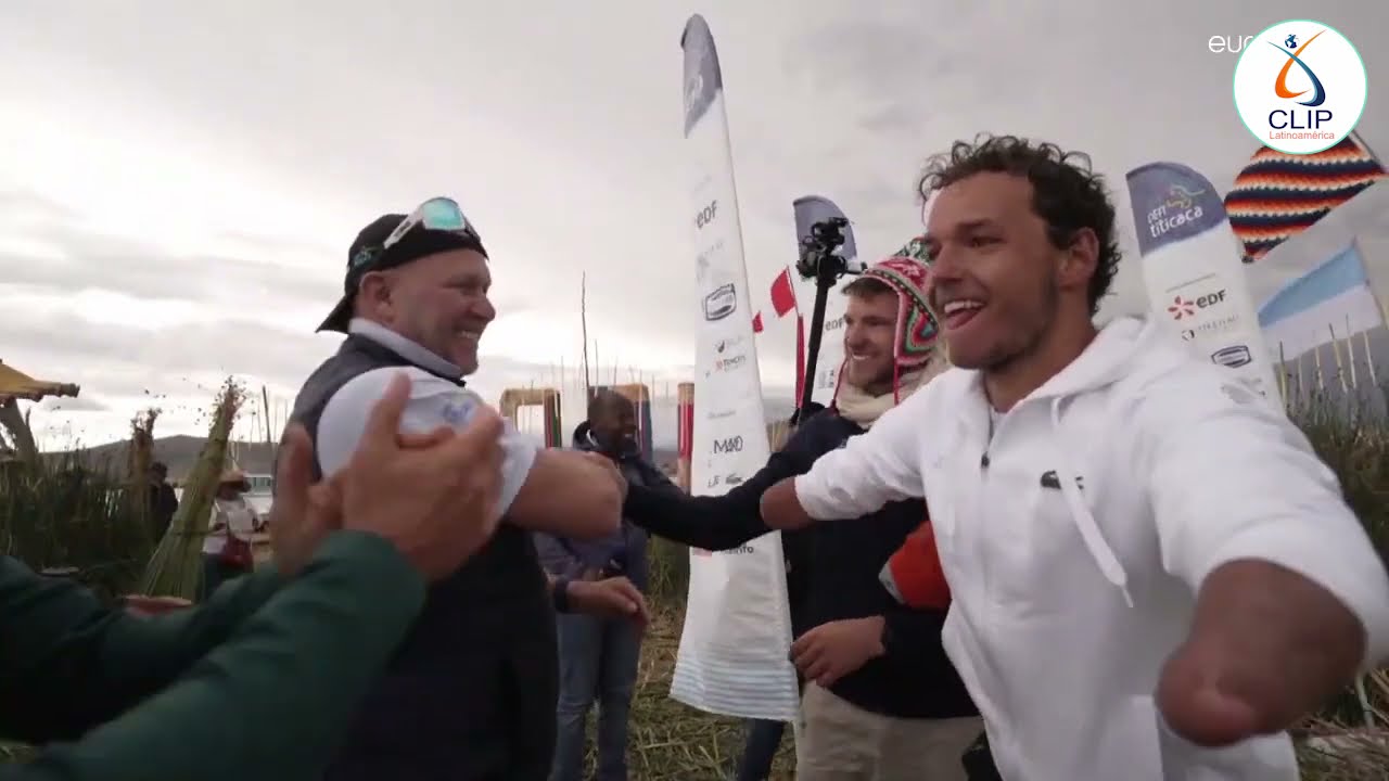 3 deportistas franceses culminan el "Desafío Titicaca"