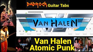 Atomic Punk - Van Halen - Guitar + Bass TABS Lesson