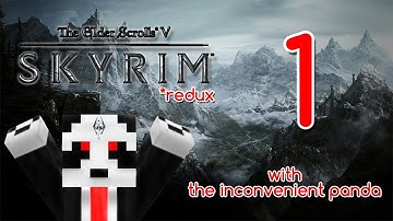 Lets Play Skyrim Redux - Oh No! a Dragon? - Ep 1