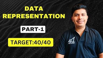 DATA REPRESENTATION PART-1 II MAH MCA CET 2025📚 II COMPUTER SERIES