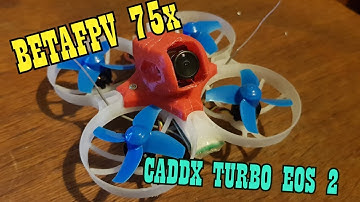 BetaFPV 75x Caddx turbo eos 2