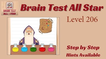 Brain Test All Star Level 206 – Quick & Easy Solution!
