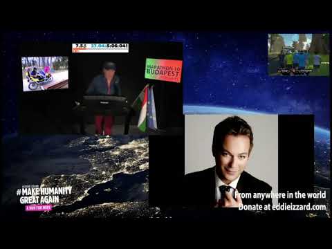 Eddie Izzard - How To Run & Talk with Julian Clary - A Run For Hope