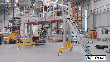 Specialbyggd höj-och sänkbar åtkomstplattform | SP PRO