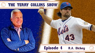 Terry Collins and former Met, 2012 Cy Young Award Winner, Knuckleballer R.A. Dickey reunion!