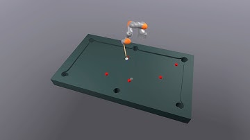 Physics-Aware Mobile Manipulator for Multi-Shot Autonomous Billiards