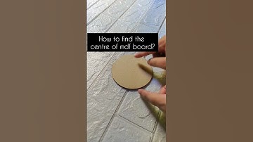 HOW TO FIND THE CENTRE OF MDF BOARD 🤩 #shorts #short #youtube #diy #fyp #viral #ytshorts #tutorial