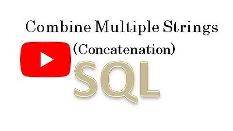 SQL Concatenation