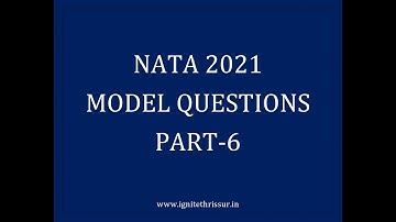 NATA 2021|MODEL QUESTIONS-PART 6 | DESIGN PRINCIPLES