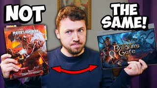 How Baldur's Gate 3 is Confusing New D\&D 5e Players