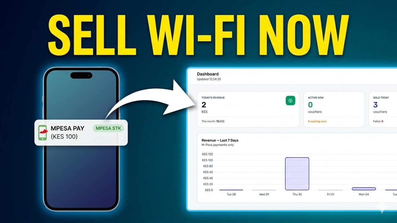 I Built a Full ISP Hotspot Billing System with M Pesa + MikroTik Django ...