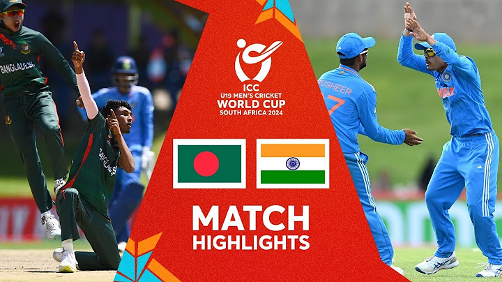 Bangladesh v India | Match Highlights | U19 CWC 2024