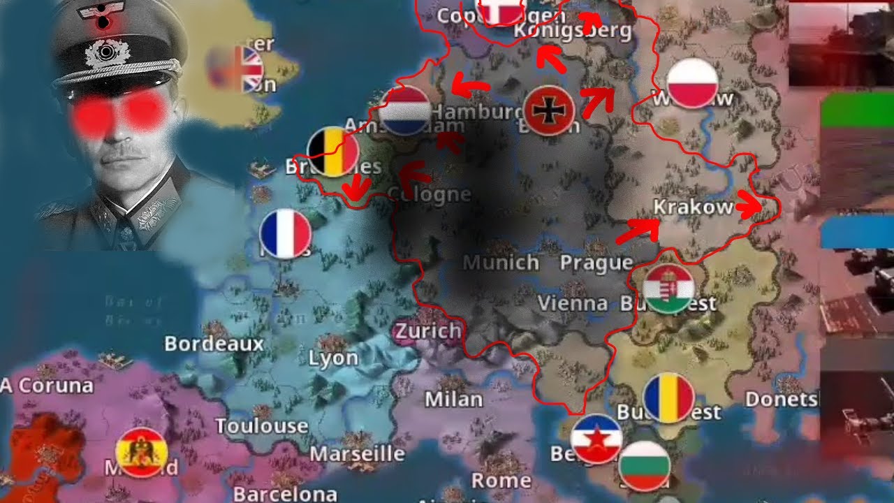 WC4 conquest Germany 1. - YouTube