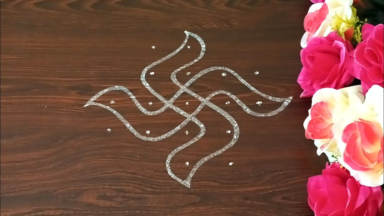 Easy rangoli designs 🌺 daily muggulu 🌼 sikku kolam 🌸 simple muggulu 🌹 easy muggulu 🌼 easy designs
