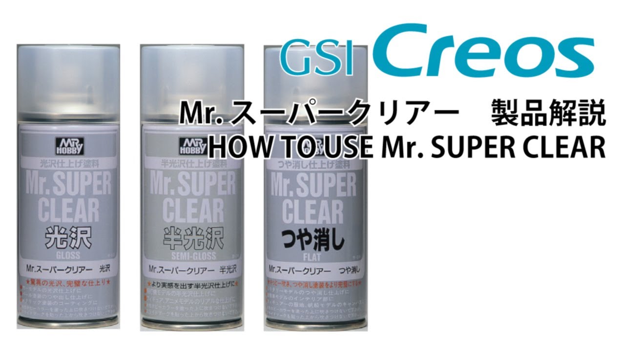MR.SUPER CLEAR GLOSS, MATERIAL, TOP COAT / SURFACER / PUTTY / CEMENT