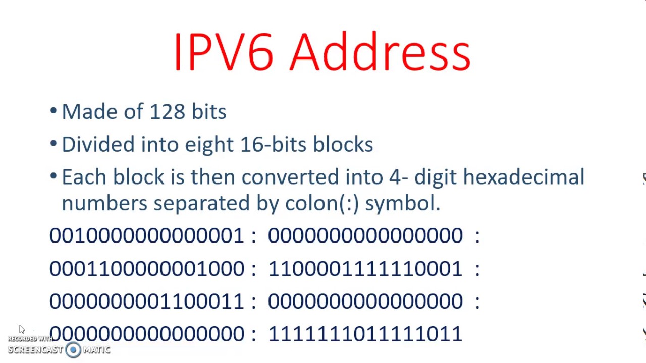 IPV6 with Example - YouTube