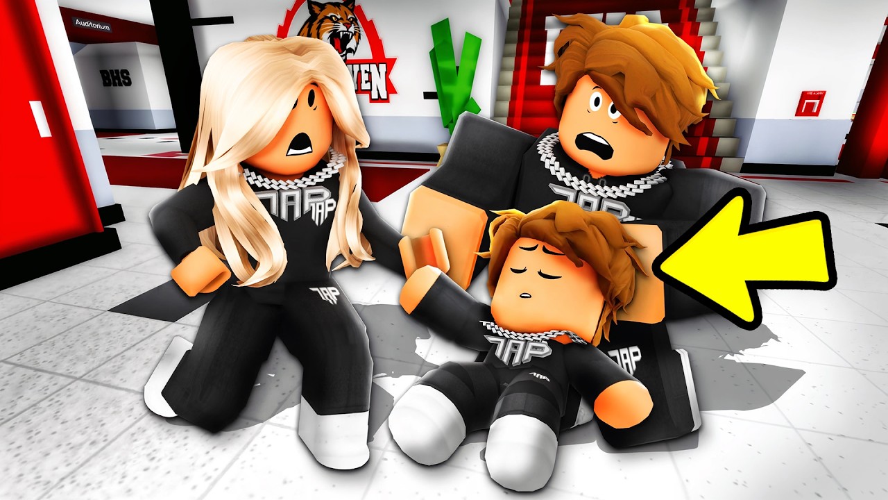 Baby Tap FAINTED in School.. (Broookhaven RP)