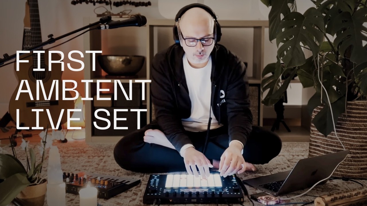 Improvised Ambient Live Set | MicroFreak, Ableton Push, Plant Sequencing