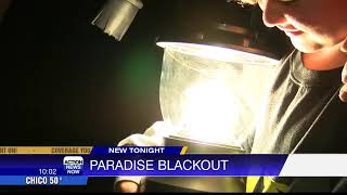 Paradise residents remain in continuous darkness during blackouts