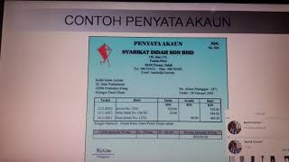 T4M3MS32: DOKUMEN PERNIAGAAN-Penyata Akaun, Penyata Bank