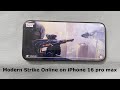 Modern Strike Online gameplay on iOS