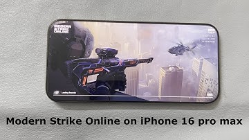 Modern Strike Online gameplay on iOS