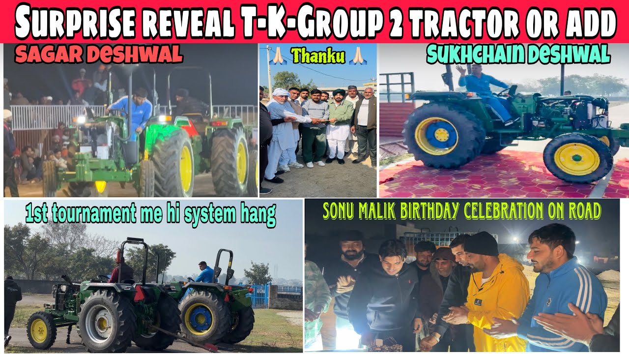 Surprise reveal 💪 TKG ke 2 tractor or aa gye tochan tournament me ab hoga system hang 🔥